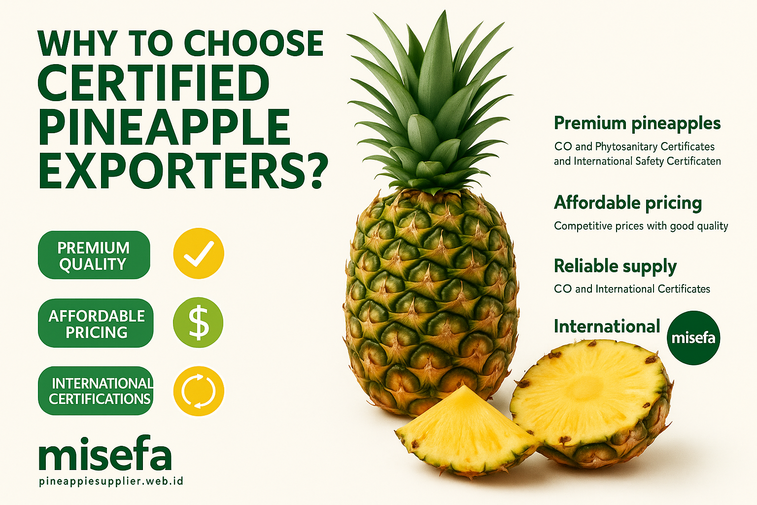 B2B Pineapple Export Team